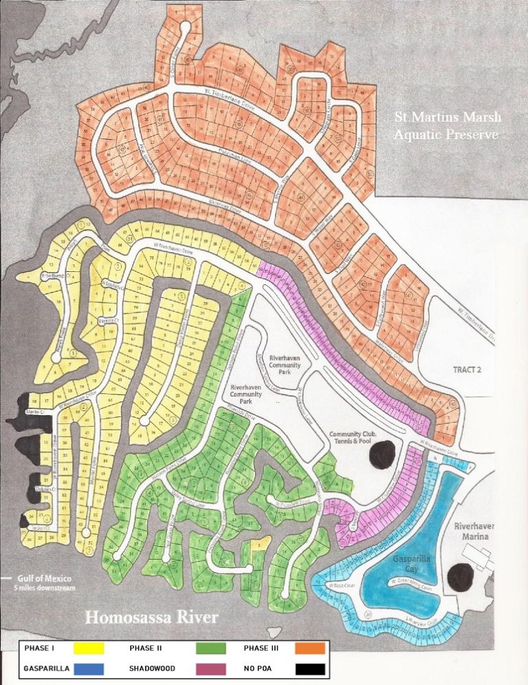 Street Map Riverhaven Village